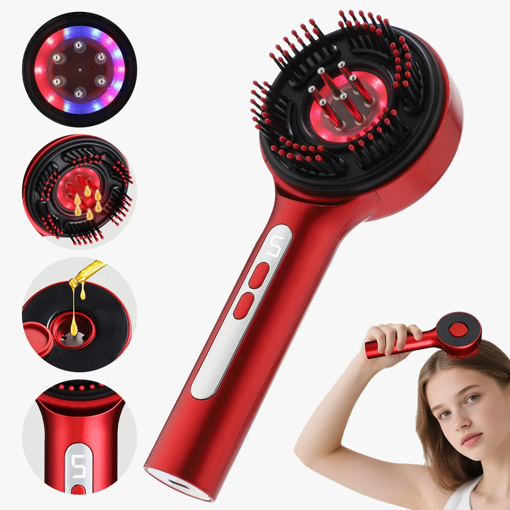 Unclench™ Electric Scalp Massager — 10-Minute Tension-Relief Ritual